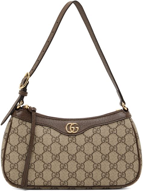 gucci umhängetasche beige|gucci shoulder bag brown.